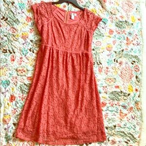 Motherhood Maternity Coral Dress